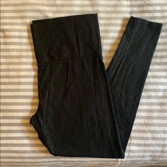 Mossimo Supply Co. Pants - Mossimo shiny metallic-look leggings